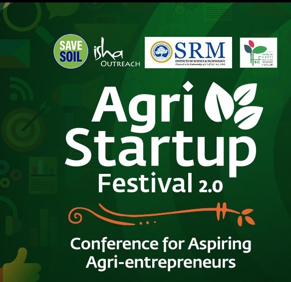 Congratulations on the fantastic Agri Start-Up Festival 2.0! An extraordinary event celebrating innovation and sustainability in agriculture. May this special day at SRM University, Chennai, be a resounding success, inspiring all participants to build a greener future! 
#SaveSoil