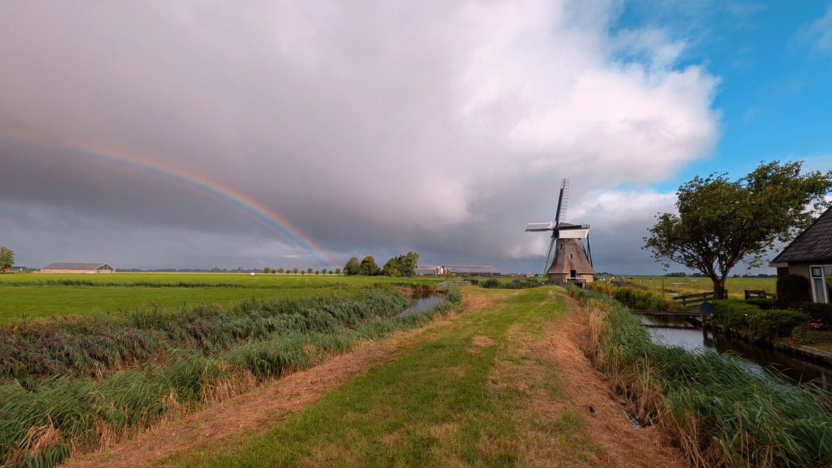 Huinsermolen in de ochtend,
 na regen komt zonneschijn.
#Zomer #RTL #weerfoto
<a href="/weerverteller/">Weerverteller.nl</a>⁩ <a href="/BuienRadarNL/">Buienradar</a> <a href="/weermanrobert/">➡️ Robert de Vries</a> ⁦<a href="/MeteoVoorne/">Meteo Voorne Aan Zee</a>⁩ ⁦<a href="/janvissersweer/">JAN VISSER</a>⁩ ⁦<a href="/Weerplaza/">Weerplaza.nl</a>⁩ ⁦
<a href="/onwukaa/">Amara Onwuka</a> <a href="/HartvNL/">Hart van Nederland</a>