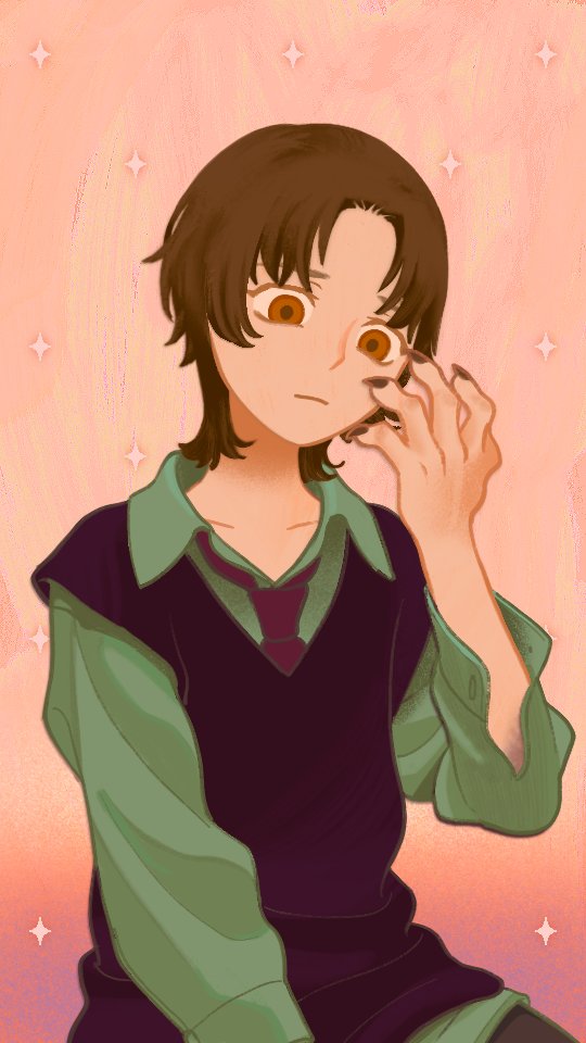 Y'avait pas ma couleur de cheveux naturels et je pouvais pas mettre mon dégradé du brun au blond :")

Mais overall j'ai réussi à faire un truc ressemblant avec des allusions à ma personnalité