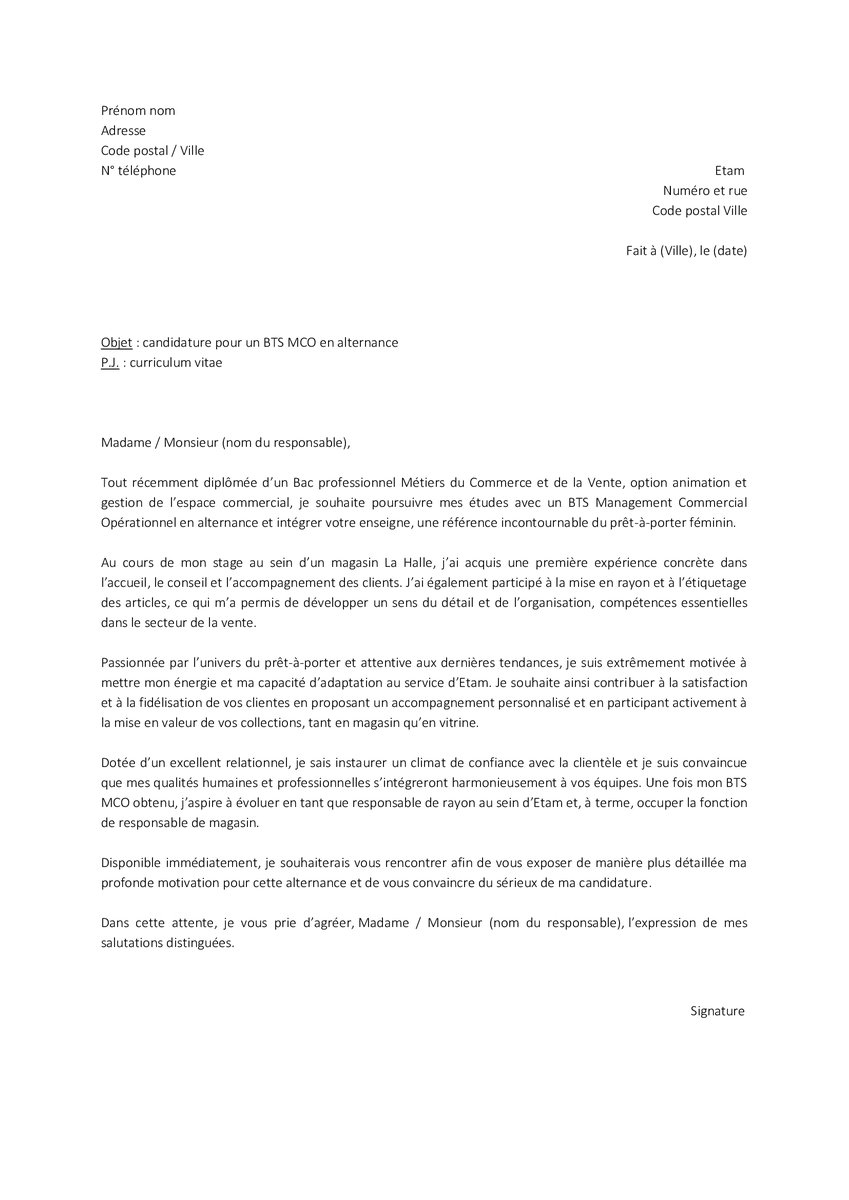 TaLettrefr's tweet photo. Vous voulez rédiger une lettre de motivation percutante pour un BTS MCO en alternance ? Découvrez nos exemples pour décrocher votre place en entreprise : https://t.co/rZEofZpikv
#BTSMCO 
#Alternance https://t.co/XPwiCphKdl