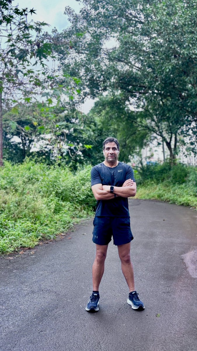 Vimalsumbly's tweet photo. 12km in the Pune rains—did I chase the storm, or did the storm chase me? Soaked shoes, soaked soul, but every stride made me stronger.
#12kmRun #PuneRunners #RunInTheRain https://t.co/dnRFa6J3Oe