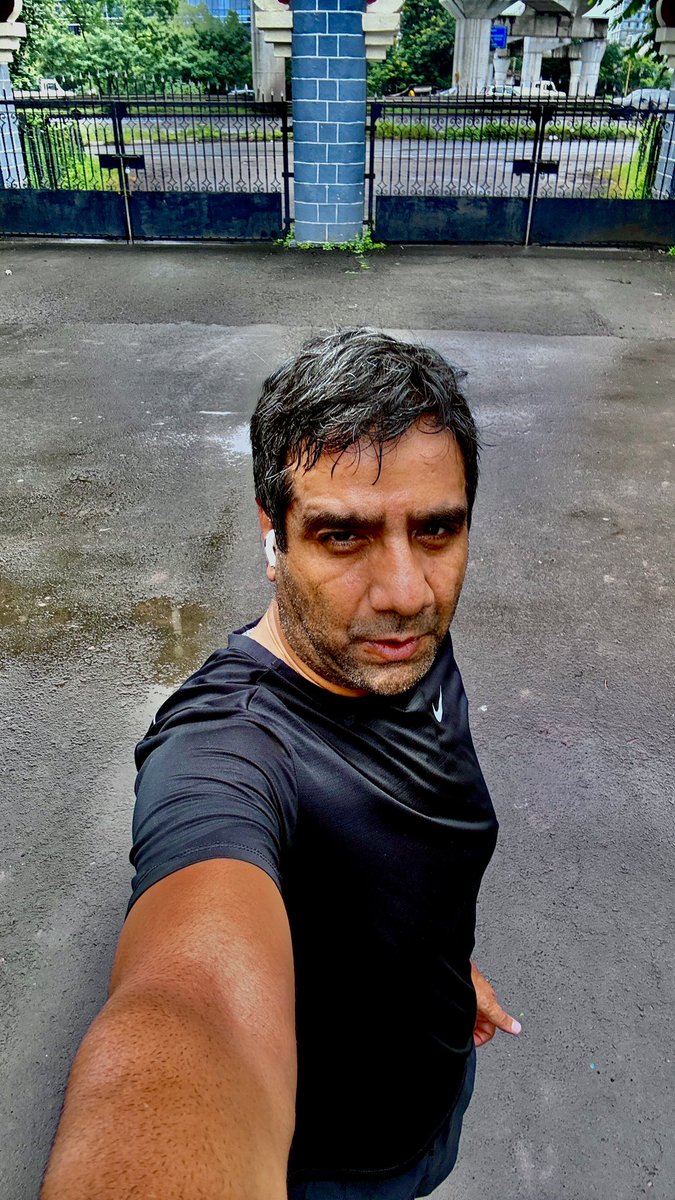 Vimalsumbly's tweet photo. 12km in the Pune rains—did I chase the storm, or did the storm chase me? Soaked shoes, soaked soul, but every stride made me stronger.
#12kmRun #PuneRunners #RunInTheRain https://t.co/dnRFa6J3Oe