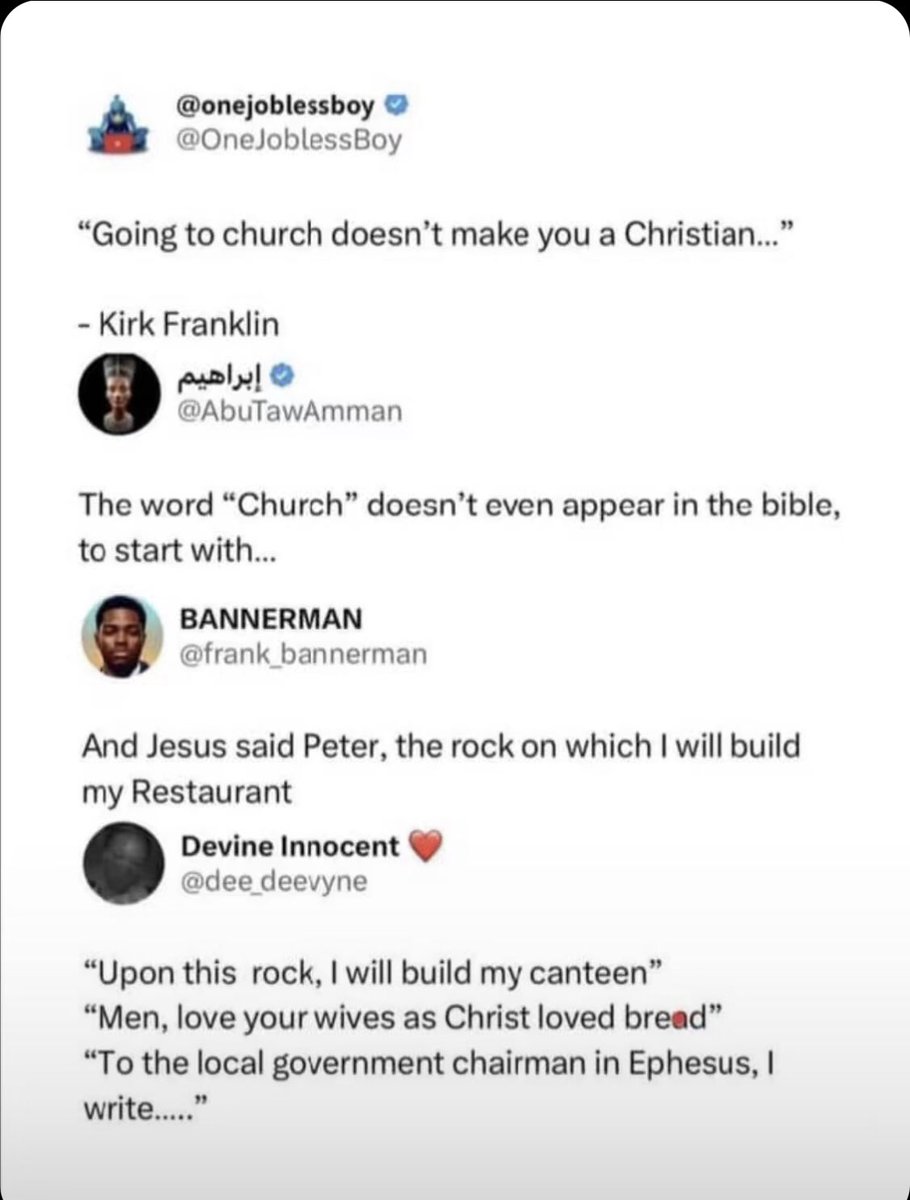 God to church bestie. 😂😂