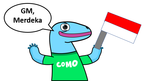 GM, Merdeka !!! Happy 80th Indonesian Independence Day,

CA $COMO: 7P9sp7uNou5Doh7mZh2AWoMxyZNR1CozSg8S6uXgpump  

✅Follow 
✅Like
✅Repost

Drop Solana Wallet And Tag 2 Friends , Lucky winners I will send 1000 $COMO  each

 #como #comofun #meme #memecoins #memecoin #airdrop #gm