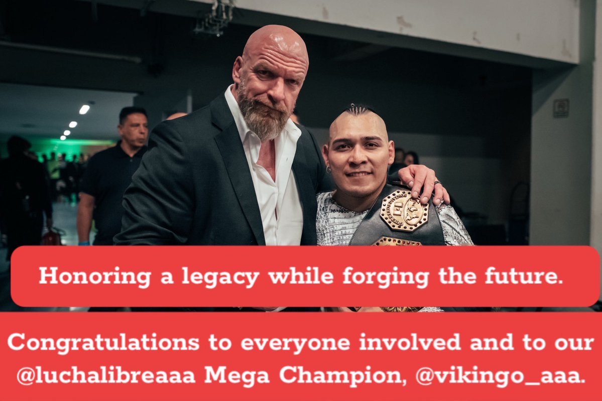 Big Wiz (@bigwiz777) on Twitter photo JUST IN:📮
Honoring a legacy while forging the future.
Congratulations to everyone involved and to our <a href="/luchalibreaaa/">Lucha Libre AAA Worldwide</a> Mega Champion, <a href="/vikingo_aaa/">Hijo del Vikingo</a>.
@bigwizexpress
#news #creatorsearchinsights #usa🇺🇸 #president #today JUST IN:📮
Honoring a legacy while forging the future.
Congratulations to everyone involved and to our <a href="/luchalibreaaa/">Lucha Libre AAA Worldwide</a> Mega Champion, <a href="/vikingo_aaa/">Hijo del Vikingo</a>.
@bigwizexpress
#news #creatorsearchinsights #usa🇺🇸 #president #today