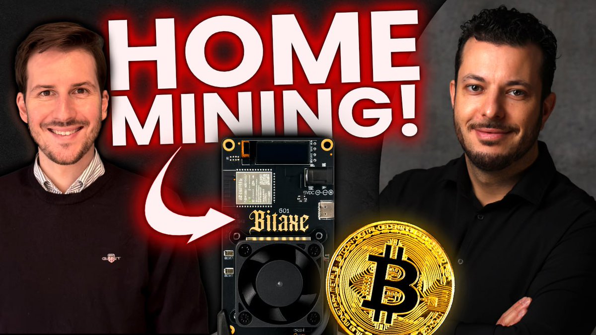 BITCOIN-MINING ZUHAUSE! ⛏️⚡️ BITAXE ERKLÄRT! Interview mit Jannis von  @solo_mining! Im Interview geht es um Hintergründe,  Open-Source-Entwicklung, Energieeffizienz und die Rolle von  Single-ASIC-Minern im Bitcoin-Netzwerk. Mehr dazu im Video ...