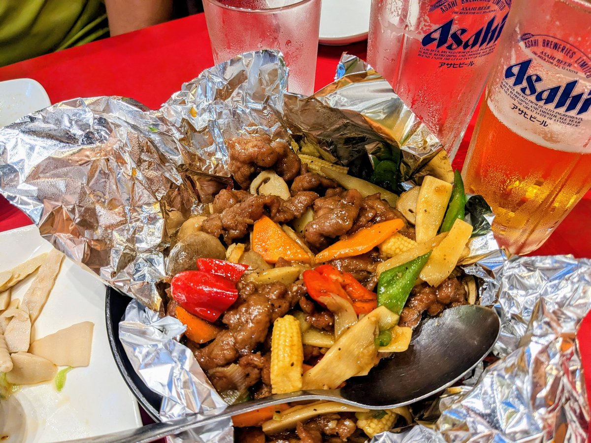 いつもの中華打ち上げ☺️