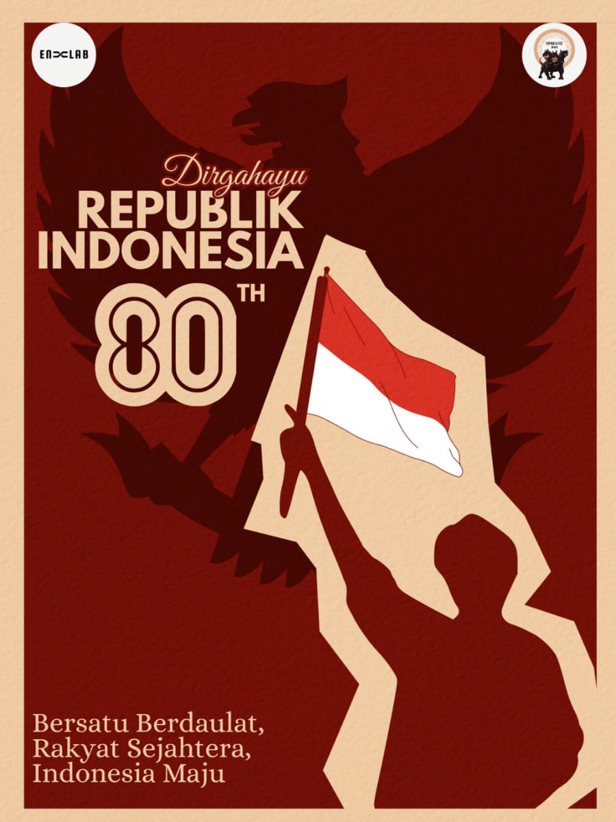 heraclesunit's tweet photo. ✨🇮🇩 Dirgahayu Republik Indonesia ke-80 🇮🇩✨

80 tahun merdeka, 80 tahun berkarya, 80 tahun berjuang bersama.

Mari terus bersatu berdaulat, sejahtera, dan maju menuju Indonesia emas.

#HUT80RI
#RI80
#80tahunMerdeka
#BersatuBerdaulat
#RakyatSejahtera
#IndonesiaMaju https://t.co/kUQJrN9et0