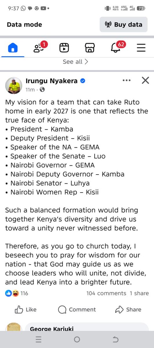 Hon Sam Atandi (@samuelatandi) on Twitter photo So my friend <a href="/wnyakera/">Irungu Nyakera, CBS</a> considers exclusion of Kamatusa from mainstream Government as inclusivity and balanced formation? So my friend <a href="/wnyakera/">Irungu Nyakera, CBS</a> considers exclusion of Kamatusa from mainstream Government as inclusivity and balanced formation?