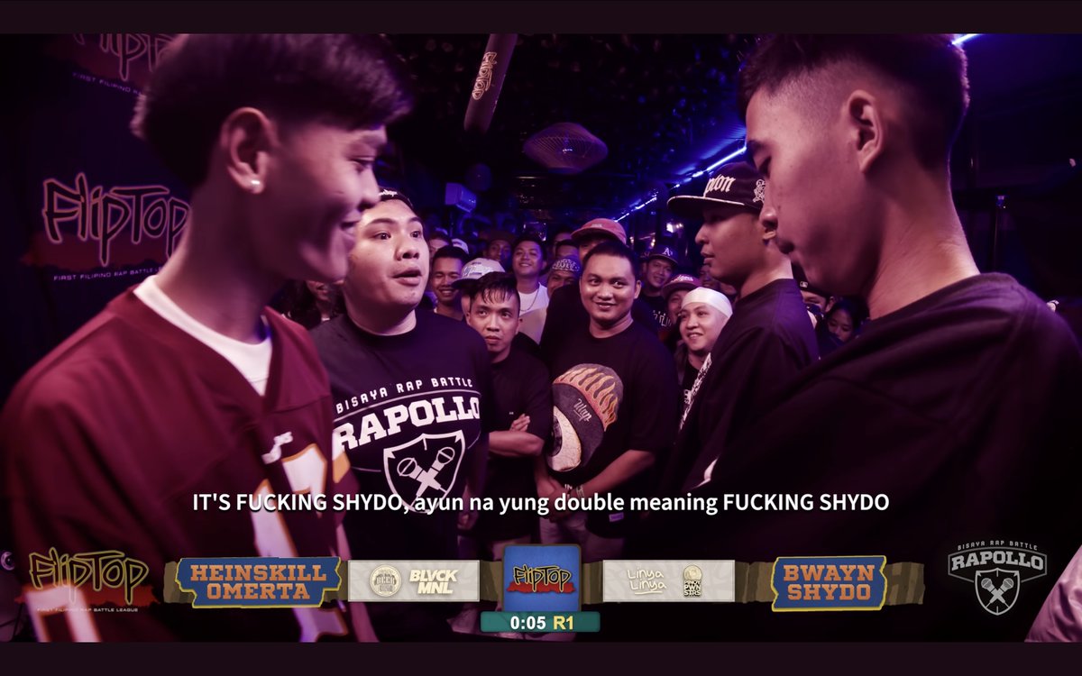 IBANG LEBEL NA BISAYA BATTLE! 2ON2 sa Rapollo Mindfields, 
youtu.be/zVkdHakH7F0

BWAYN at SHYDO ng CEBU vs HEINSKILL at OMERTA ng MAASIN, LEYTE! 

Happy Sunday sa inyong lahat! 

#FlipTop #RapolloMindfields #Bisaya #DosPorDos 
#Bwayn #Shydo #Heinskill #Omerta