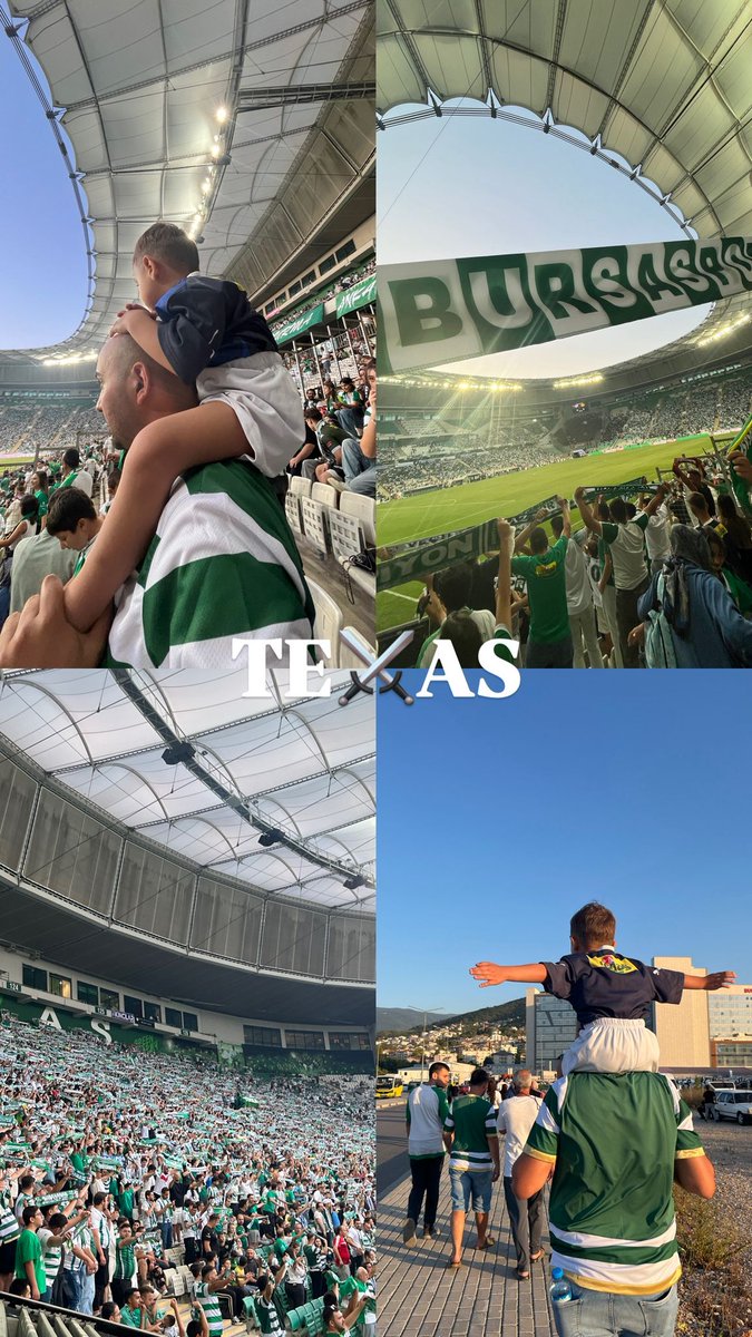Ganezoglu28's tweet photo. #Babamınomzunda #Texas #Bursaspor #Bursa 

Babamın omzunda 🤍💚🐊 https://t.co/fWzJ3tScZj