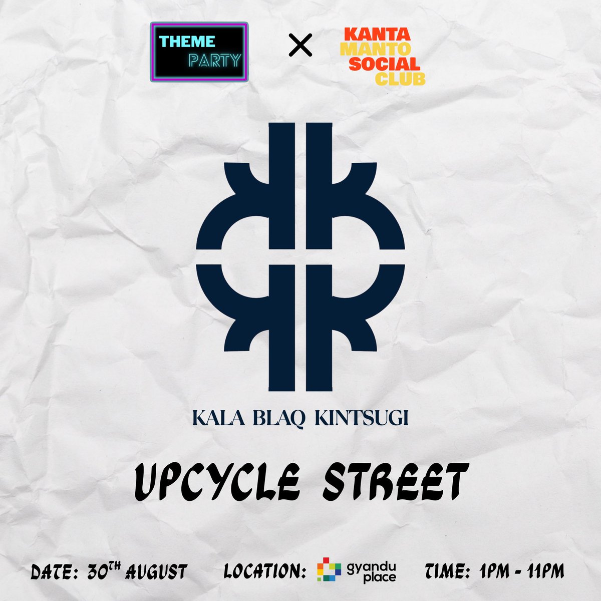 Kala Blaq Kintsugi is a Ghanaian sustainable fashion brand. Inspired by the Japanese art of Kintsugi, transforming discarded textiles into garments that celebrate imperfection renewal and resilience. Attending UPCYCLE STREET is an opportunity to connect with the brand.
