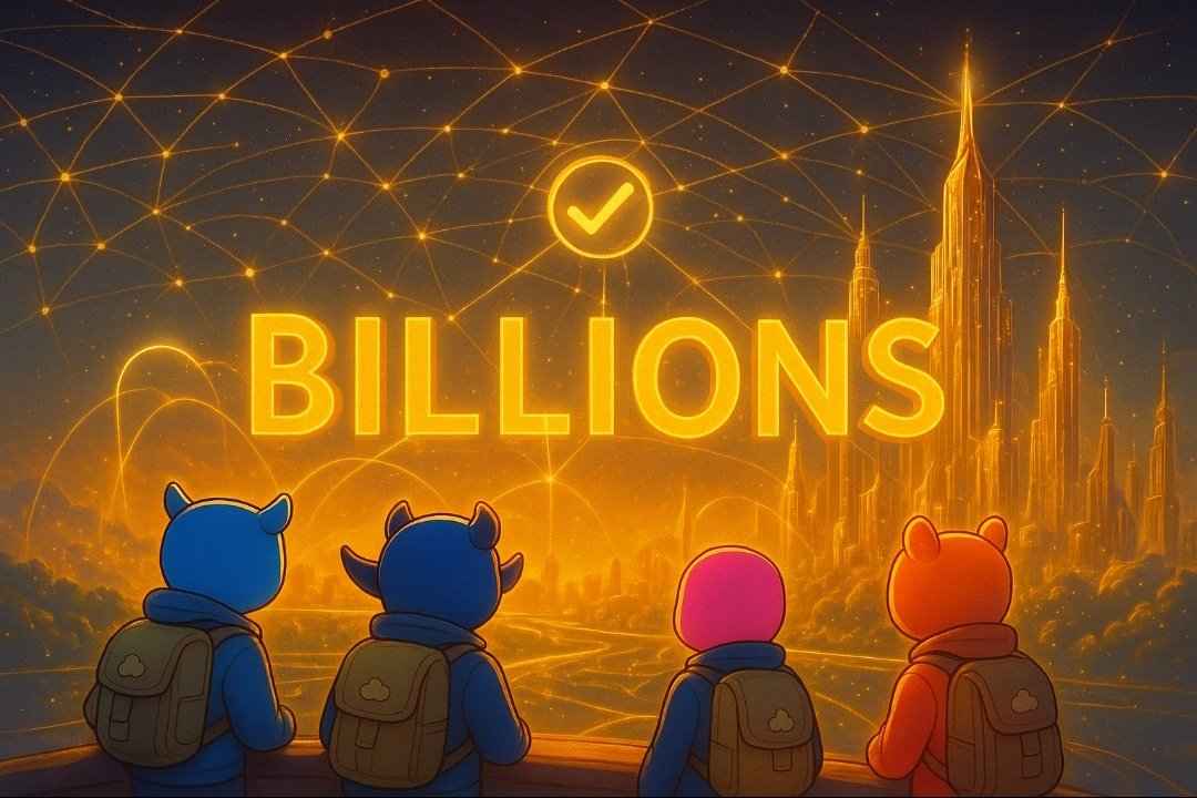 The future is connected
Humans + AI Verified &amp; trusted
Built on privacy.
 Powered by <a href="/billions_ntwk/">Billions</a>

Welcome to the first global Human &amp; AI network.
#BillionsNetwork #AI #Web3 #Identity #privacy