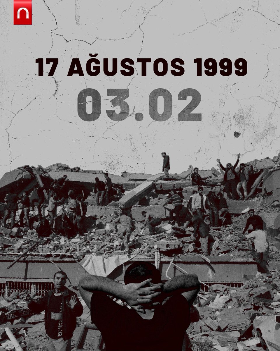 Hepimizi derinden etkileyen 17 Ağustos 1999 Marmara Depremi’nin yıl dönümünde hayatını kaybeden vatandaşlarımızı rahmetle anıyoruz. 

Rabbimiz ülkemize ve milletimize bir daha böyle bir acı göstermesin inşallah. 🤲🏻

#17ağustos1999