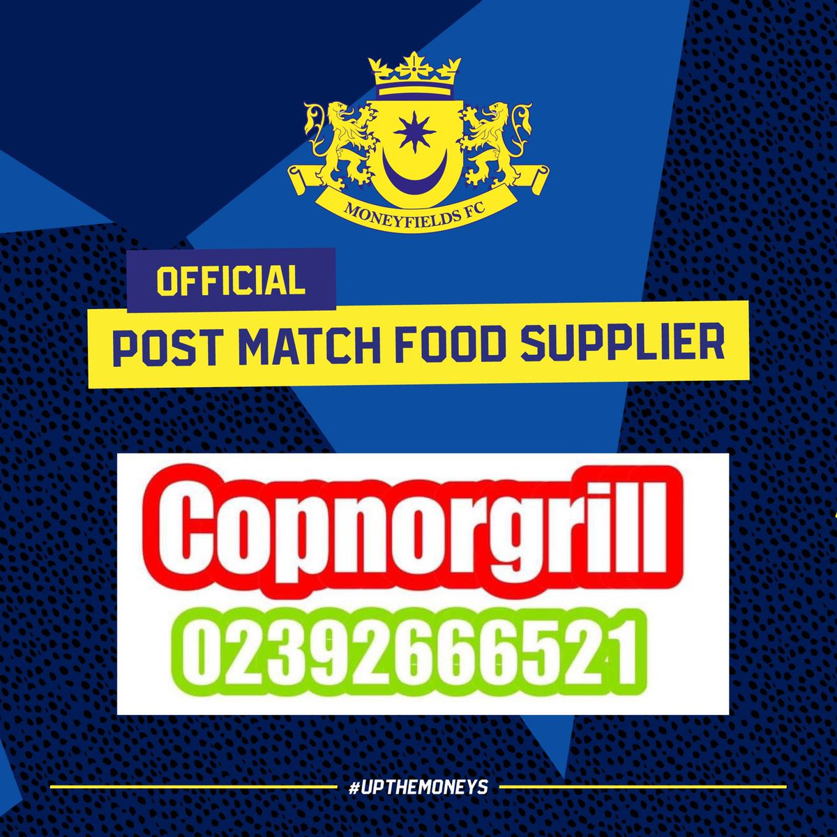 We were so busy eating all of the pizza yesterday, that we forgot to say thanks to our post-match food supplier! Thanks to the one and only Copnor Grill 💛💙

#UpTheMoneys