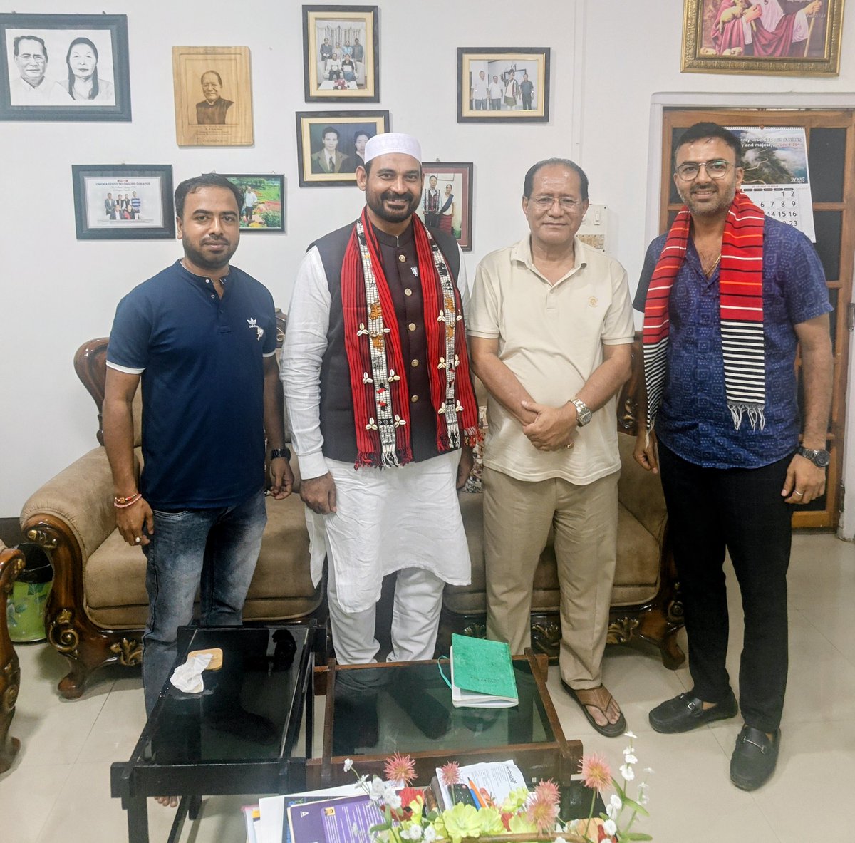 I had the privilege of spending two insightful days in #Nagaland, where I was warmly welcomed by Shri. Ankit Jain, State President of the <a href="/BJPMinMorcha/">BJP MINORITY MORCHA</a>, and Shri. Ranbir Sarkar, General Secretary. I had the honor of meeting Shri M. Chuba Ao ji, <a href="/BJP4India/">BJP</a> National Vice-President,