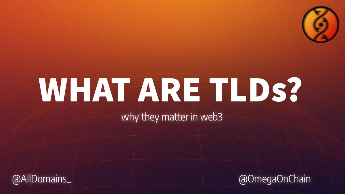 Omega Wolf 🎥🐺 (@omegaonchain) on Twitter photo You’ve probably seen domains like:
➺google.com
➺wikipedia.org
That last part- .com, .org is called a TLD (Top Level Domain).
It’s basically the “ending” of a domain that tells you something about it.
<a href="/AllDomains_/">AllDomains 🧬</a> You’ve probably seen domains like:
➺google.com
➺wikipedia.org
That last part- .com, .org is called a TLD (Top Level Domain).
It’s basically the “ending” of a domain that tells you something about it.
<a href="/AllDomains_/">AllDomains 🧬</a>