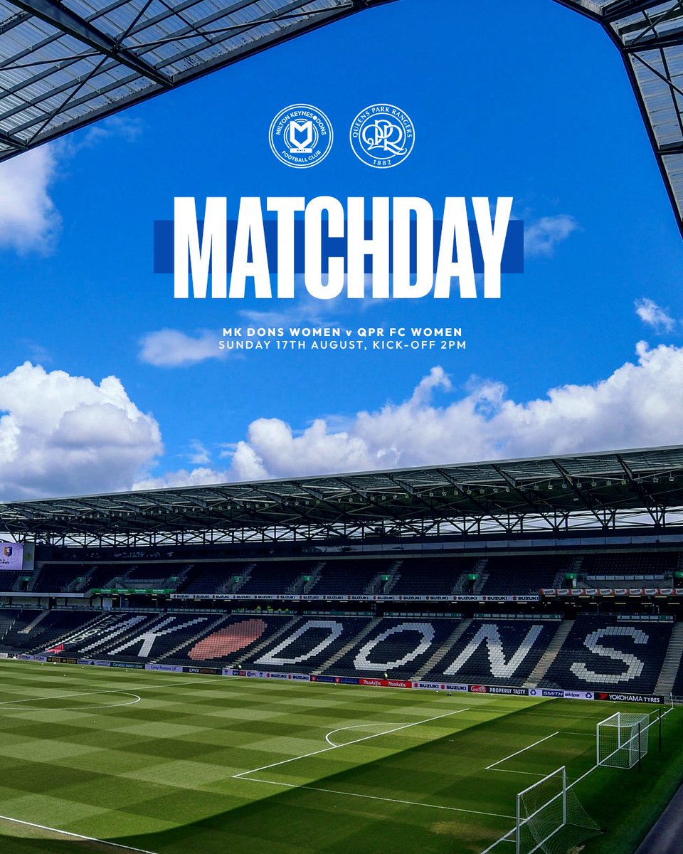 QPRWFC's tweet photo. Matchday in MK… the journey 𝗦𝗧𝗔𝗥𝗧𝗦 here 🛣️ https://t.co/c86rRQIRfS
