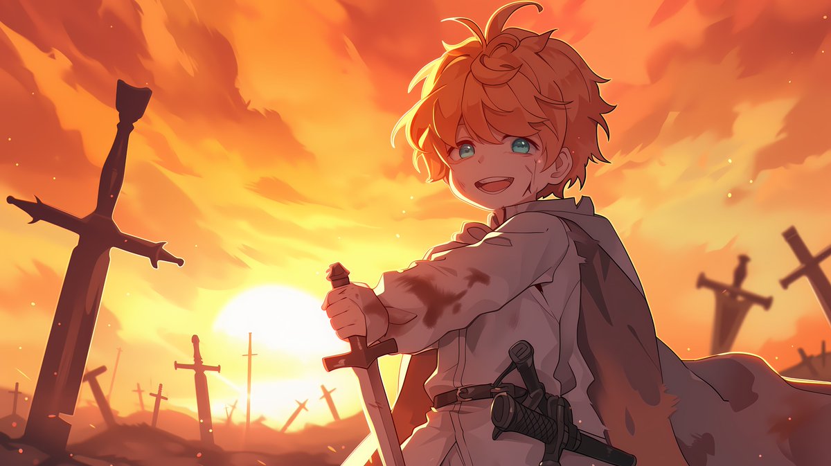 yuzuminatsu's tweet photo. Holy War 
#AIart #AIArtwork #AIイラスト #ショタ #shota https://t.co/jhHOXeVpGK