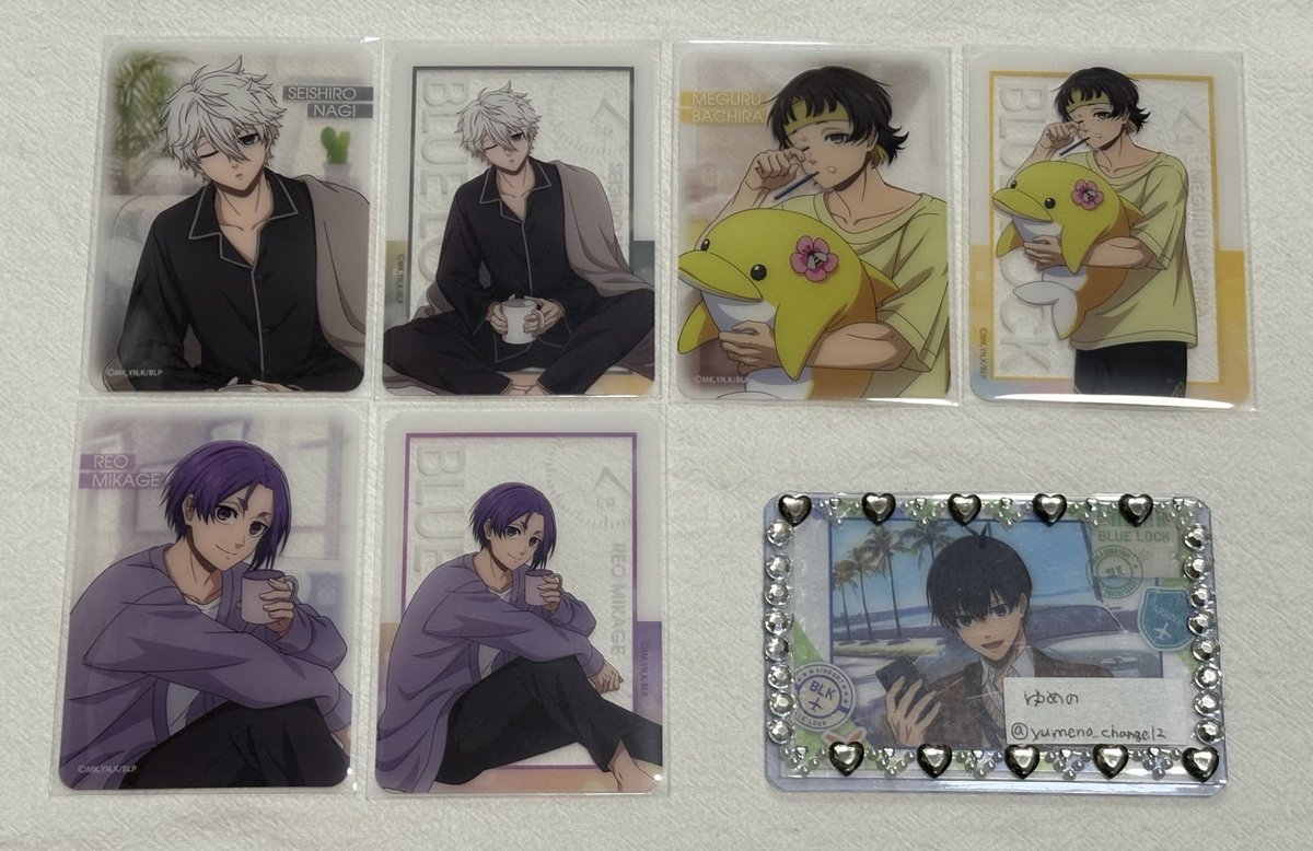 【交換 譲渡】ブルーロック おはよう7:23AM  クリアカード
【譲】
凪 *蜂楽 玲王
【求】
潔
定価+送料

キャラ毎の交換・譲渡
譲渡は*含む方優先

初回お取引の方は固ツイご一読下さい