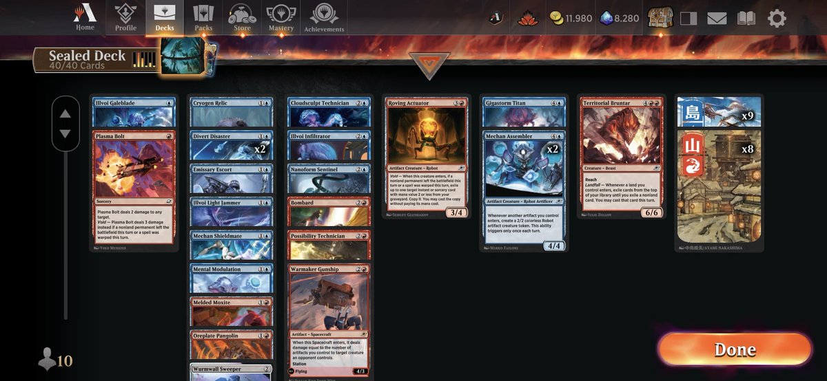 Sol4r1s's tweet photo. 1st Try Gang...but, what do you actually think about the powerlevel of the deck. Look closely.
See you in Draft in a bit!
#mtgarena #arenaopen https://t.co/0X2eRLe1sg