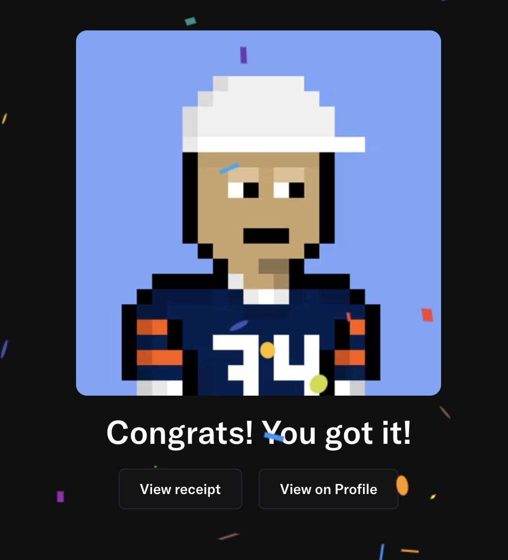 Sweetness never pixelated so good 🍬🏈
<a href="/ChicagoBears/">Chicago Bears</a> 🐻⬇️ x <a href="/Nakamigos/">Nakamigos</a> 
🟦🟧 #DaBears #NFL w/ #Nakamigos