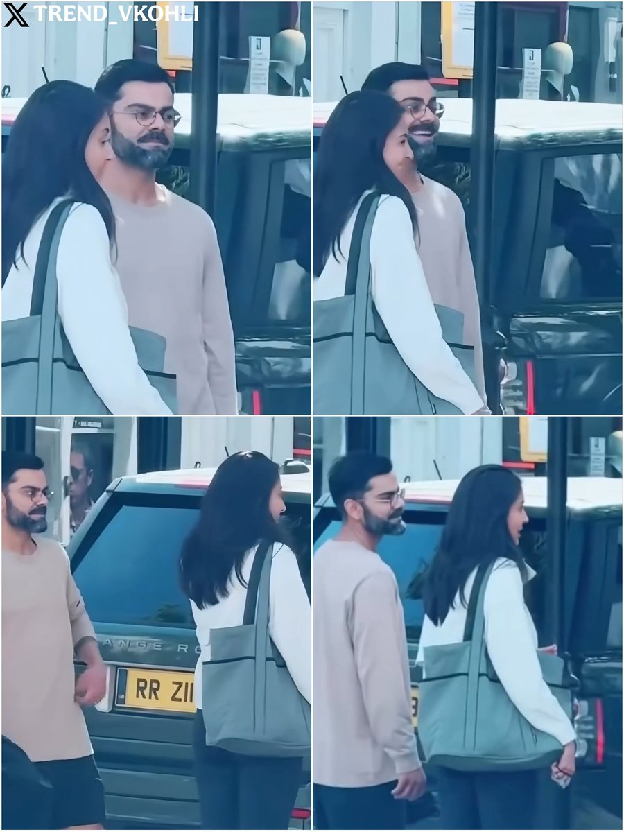 Virat Kohli and Anushka Sharma on London streets. 🤍