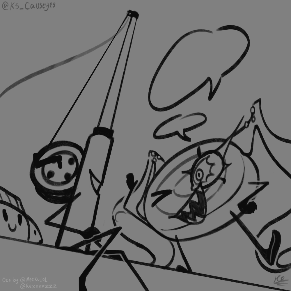 ks_causeyes's tweet photo. The second and third placer from Flipside ss4! One's the host for SNT camp guess who :]

ocs by the @ in the picture, fyi they've a sibling like relationship in the lore that I remember
#osc #objectshowcommunity #oc #ocfanart #fanart #objectcamp https://t.co/sTxQkPbfYo