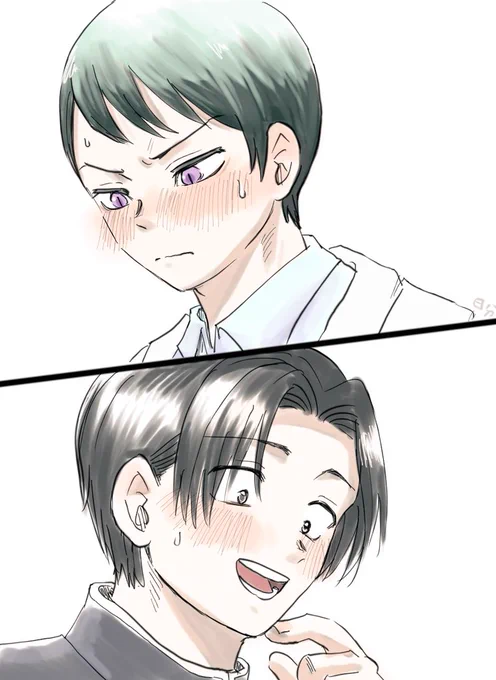 赤面する2人が描きたかっただけ 