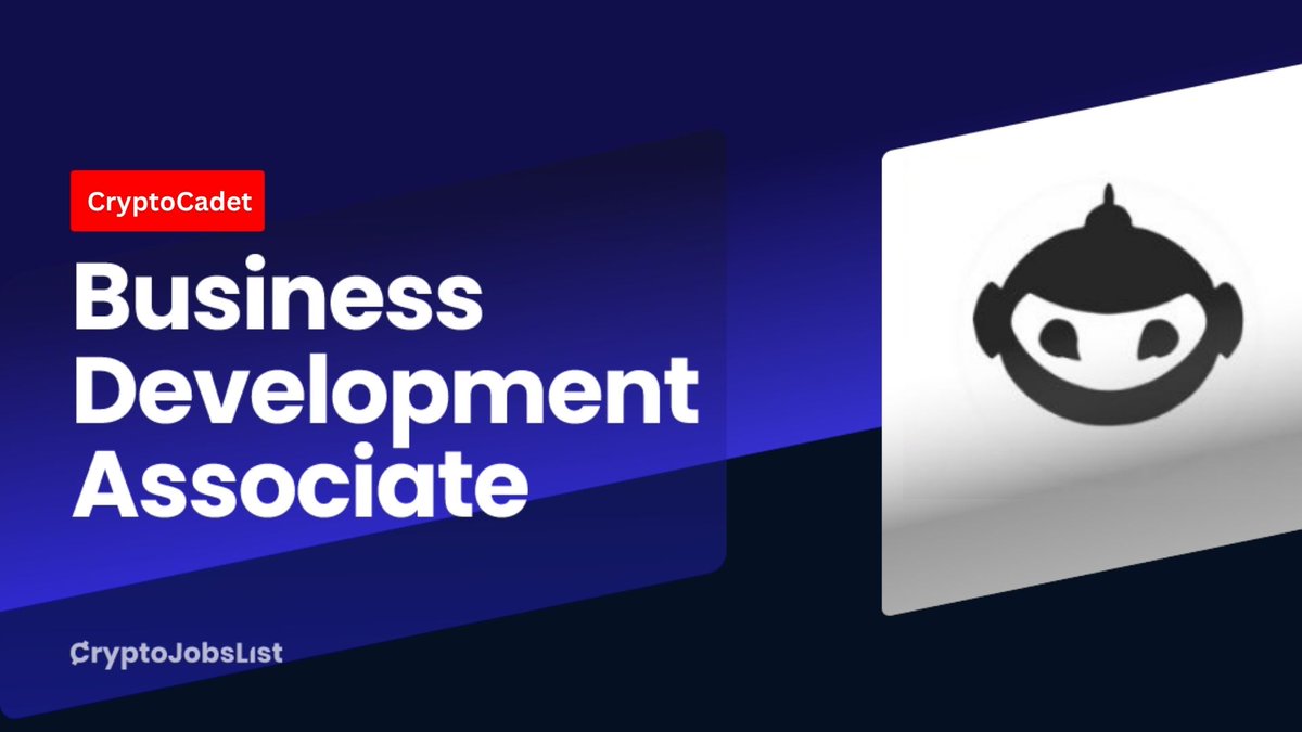 🚀 We’re Hiring: Business Development &amp; Sales Representative

Join CryptoCadet and help us onboard businesses to Web3 payments &amp; engagement tools!

💼 Commission-only role with unlimited earning potential
🌍 Work with SaaS, fintech &amp; blockchain companies
🤝 Build partnerships,
