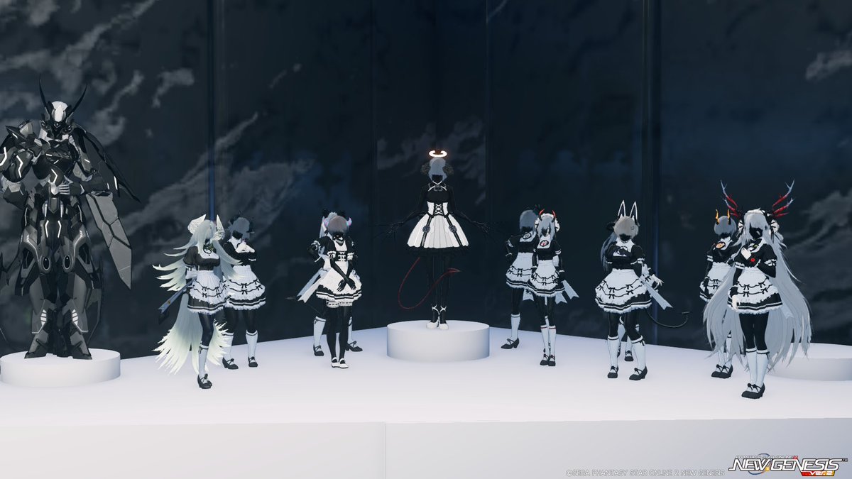 #機兵団ガジェットリボルバー
#monomeido_n

モノメイド………。
それは真黒の肌にメイド服を着せて、角・胸の紋章・目隠し要素を取り入れたデミっこキャラクリなのだ！！
↓↓↓↓
x.com/cotodamajp/sta…