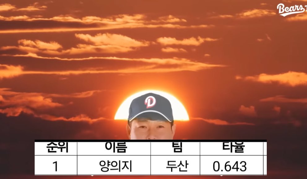 양의지 주간타율 6할 4푼 3리 오늘부터 숭배할 거임