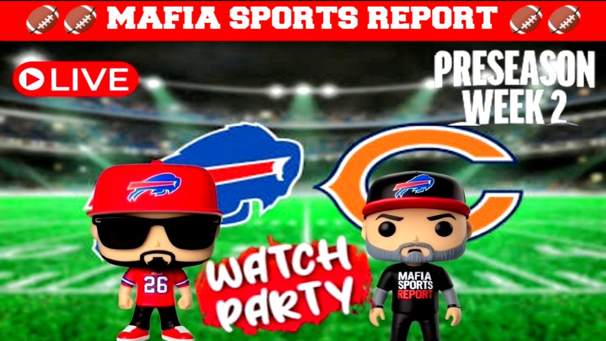 Mafia Sports Report (@tommytalksbills) on Twitter photo Mafia Sports Report with Tommy & Mikey will be having a live 🦬 Watch Party 🎉 for tonight's Week 2 Preseason game vs. the Bears. Link is below or go to Mafia Sports Report on YouTube and subscribe today! Go #Bills!!! <a href="/Hamm84K716/">40Keyz_Post_Podium_Podcast</a> <a href="/PostPodiumPod/">Aramis Fournier</a> #BillsMafia youtube.com/watch?v=FAp6-8… Mafia Sports Report with Tommy & Mikey will be having a live 🦬 Watch Party 🎉 for tonight's Week 2 Preseason game vs. the Bears. Link is below or go to Mafia Sports Report on YouTube and subscribe today! Go #Bills!!! <a href="/Hamm84K716/">40Keyz_Post_Podium_Podcast</a> <a href="/PostPodiumPod/">Aramis Fournier</a> #BillsMafia youtube.com/watch?v=FAp6-8…