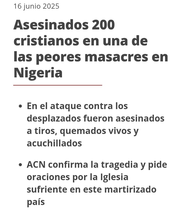 A niños y adultos cristianos se puede asesinar tranquilamente mientras ustedes callan.