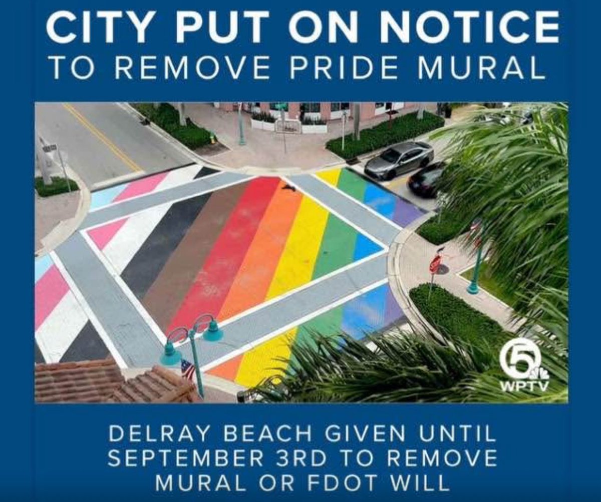 HCraigBlue's tweet image. We know @VISITFLORIDA #Florida is for bigots!
#delraybeach 
#pride