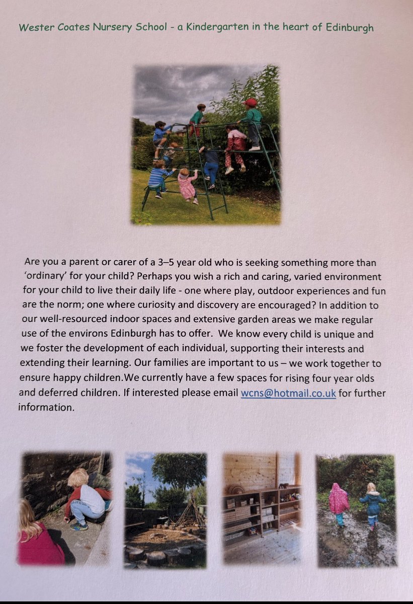 Alison Hawkins (@alisonh43353781) on Twitter photo A rare opportunity…!
Contact wcns@hotmail or 07843382089 for details <a href="/LynnMcNair/">Lynn McNair</a> <a href="/rhiannferguson/">Rhiann</a> <a href="/UpstartScot/">Upstart Scotland</a> <a href="/KateJohnston3/">Kate Johnston</a> <a href="/froebeledin/">Edin Froebel Network</a> <a href="/Homeschool_LLC/">Homeschool Life LLC | Jonathan Prescott</a>
<a href="/FroebelTrust/">Froebel Trust</a> A rare opportunity…!
Contact wcns@hotmail or 07843382089 for details <a href="/LynnMcNair/">Lynn McNair</a> <a href="/rhiannferguson/">Rhiann</a> <a href="/UpstartScot/">Upstart Scotland</a> <a href="/KateJohnston3/">Kate Johnston</a> <a href="/froebeledin/">Edin Froebel Network</a> <a href="/Homeschool_LLC/">Homeschool Life LLC | Jonathan Prescott</a>
<a href="/FroebelTrust/">Froebel Trust</a>