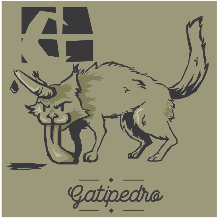 #FolkloreSunday
The GATIPEDRO (created by Galician writer Álvaro Cunqueiro) is a white cat with a huge tongue and a horn on his forehead. At night, he sneaks into the children's rooms and pours water through the horn, so that the child ends up... wetting his bed!