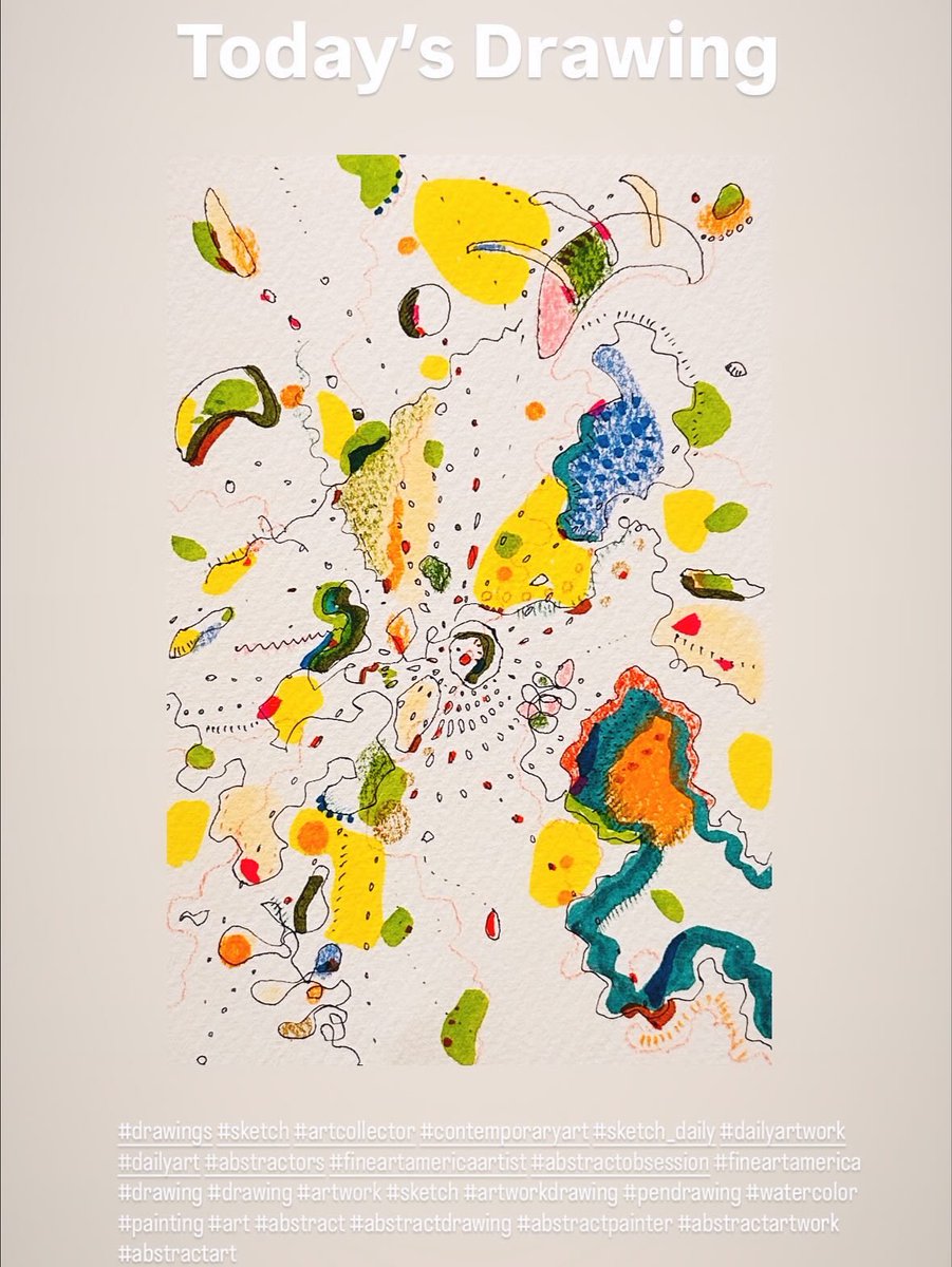 penkopenko24's tweet photo. Today’s Drawing
#drawings #sketch #artcollector #contemporaryart #sketch_daily #dailyartwork #dailyart #abstractors #abstractobsession #drawing #drawing #artwork #sketch #artworkdrawing #pendrawing #watercolor #painting #art #abstract #abstractdrawing #abstractpainter https://t.co/GT3U5o3HF1