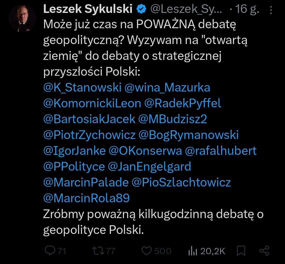 dobrobytipokoj's tweet photo. Pan Sykulski wzywa na debatę...

Wiecie że założył stronę https://t.co/CIPPJpT6MO? Szczęśliwie w sądzie domena została nam oddana.

Pan Leszek w mojej opinii tchórzy, bo wzywa na debatę tylko prostych przeciwników.

Panie @Leszek_Sykulski rzucam Panu rękawicę.

Debata 1 na 1

@maciej_maciak kontra @Leszek_Sykulski 

Tak na marginesie czemu jesteśmy zablokowani? Strach?