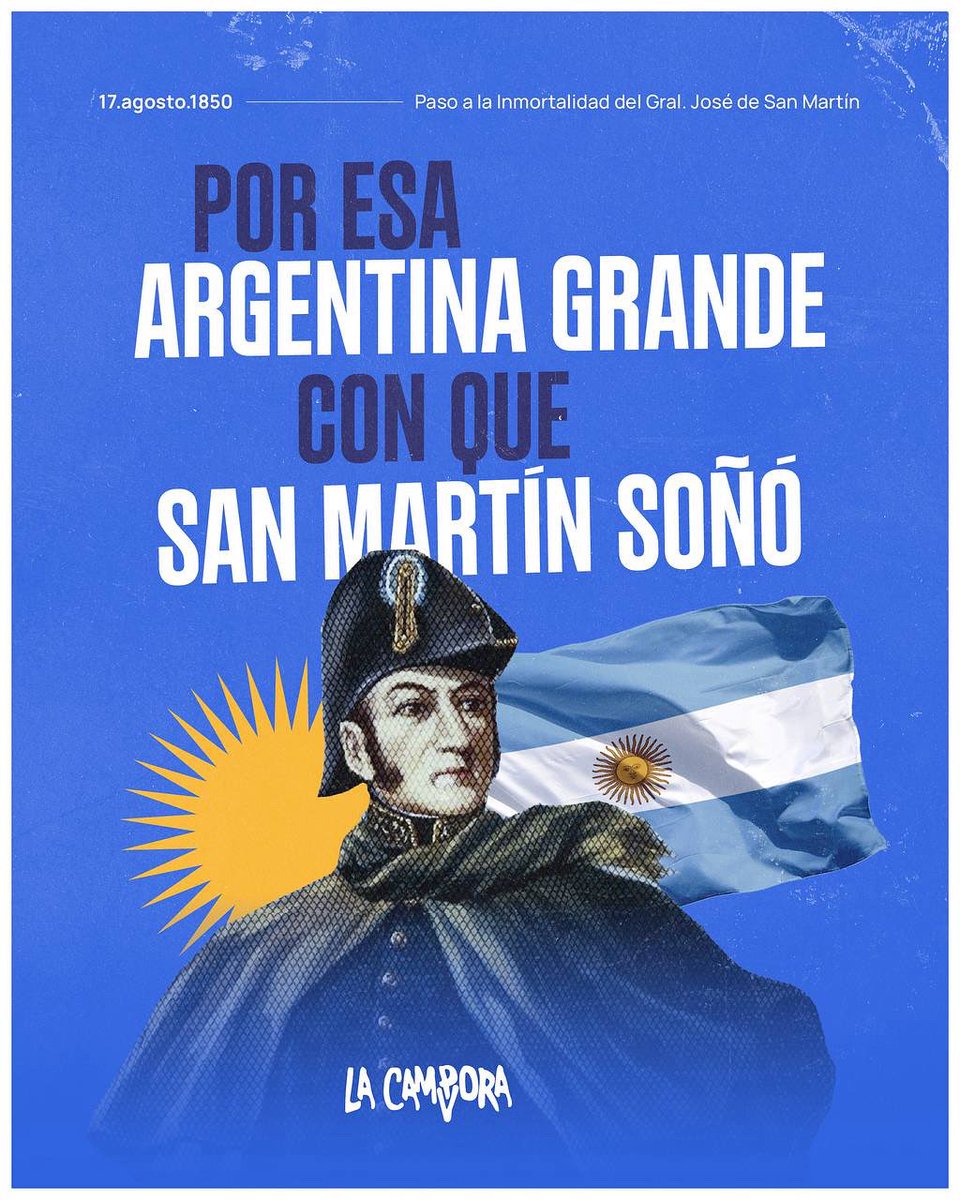 A 175 años del paso a la inmortalidad del General José de San Martín, honremos su legado.