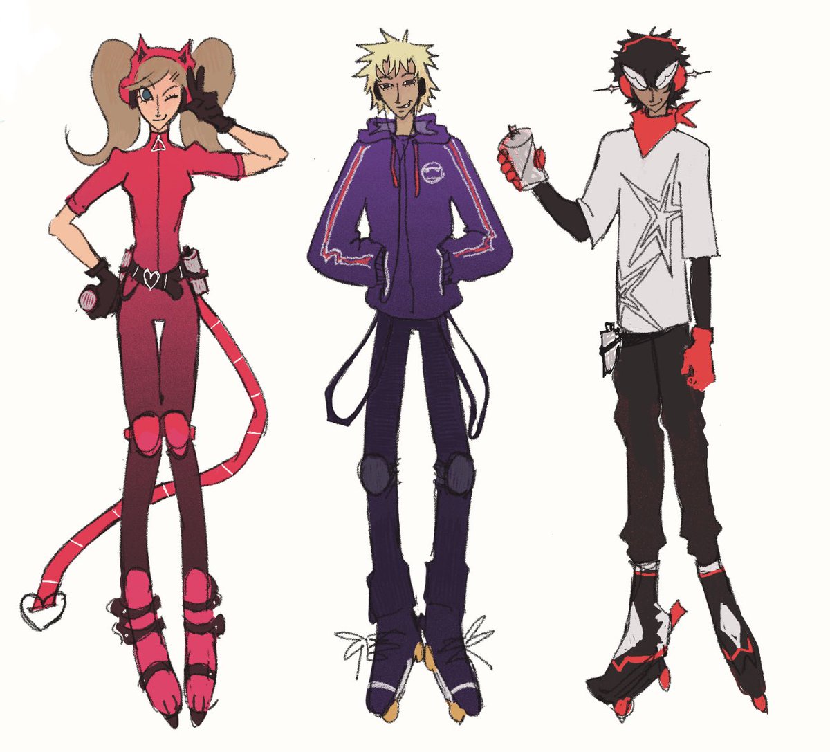 jet set radio shujin trio heh