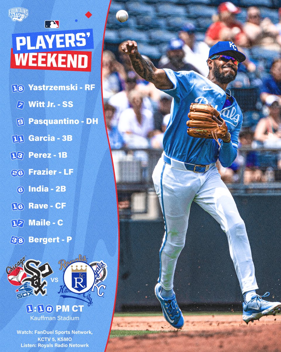 Going for the sweep.

Catch FanDuel Sports Network's simulcast of this afternoon's series finale locally on KCTV 5 and KSMO!

#PlayersWeekend