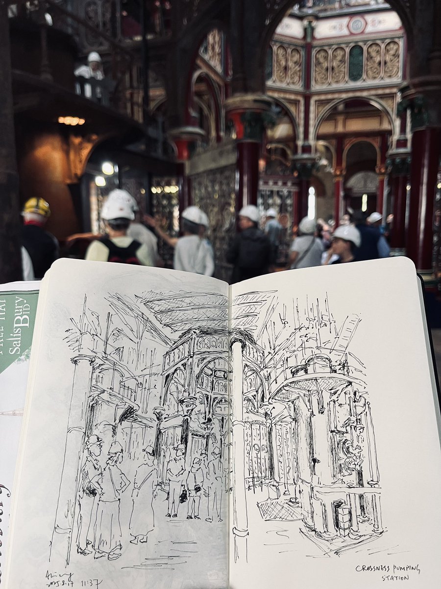 Alvin Cheng (@alvincnivla) on Twitter photo A visit to Crossness Pumping Station <a href="/CrossnessET/">Crossness Engines</a> . It was a milestone for a big fix of hygienic issues of nasty water due to cholera. A quick urban sketching was done when exploring the beam engine room. A visit to Crossness Pumping Station <a href="/CrossnessET/">Crossness Engines</a> . It was a milestone for a big fix of hygienic issues of nasty water due to cholera. A quick urban sketching was done when exploring the beam engine room.