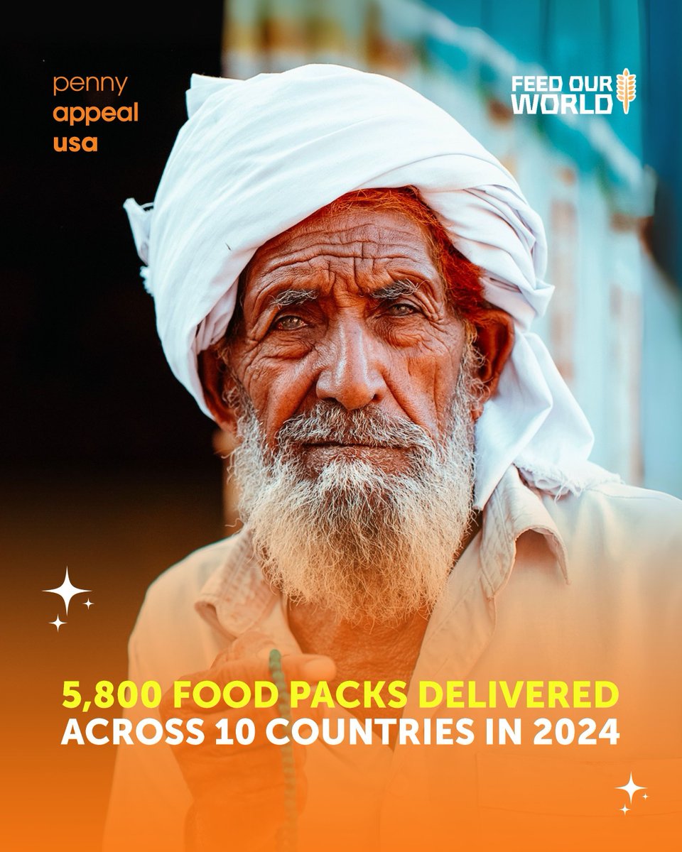 In 2024, your generosity delivered 5,800 food packs across 10 countries—feeding over 33,500 people. 🌍

Each pack carried more than food—it carried dignity, hope, and relief.

Let’s make sure no table is left empty.

👉 bit.ly/PAUSAFOW