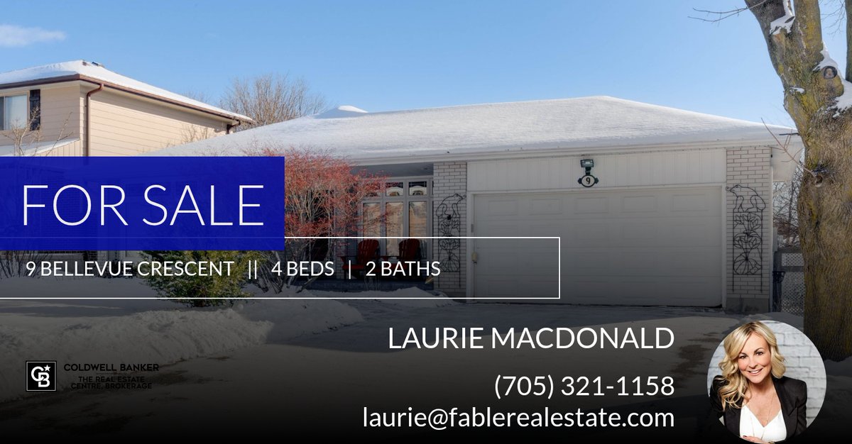 LaurieFerragine's tweet photo. Are you looking for a home in the Barrie area? If so, check out this listing before it's gone! Give me a call at (705) 321-1158 for more information.

Laurie MacDonald
Sales Representative
laurie@fablerealestate.com
705-321-1158 https://t.co/nTqIFIYSDL https://t.co/CWDDy1yHMl