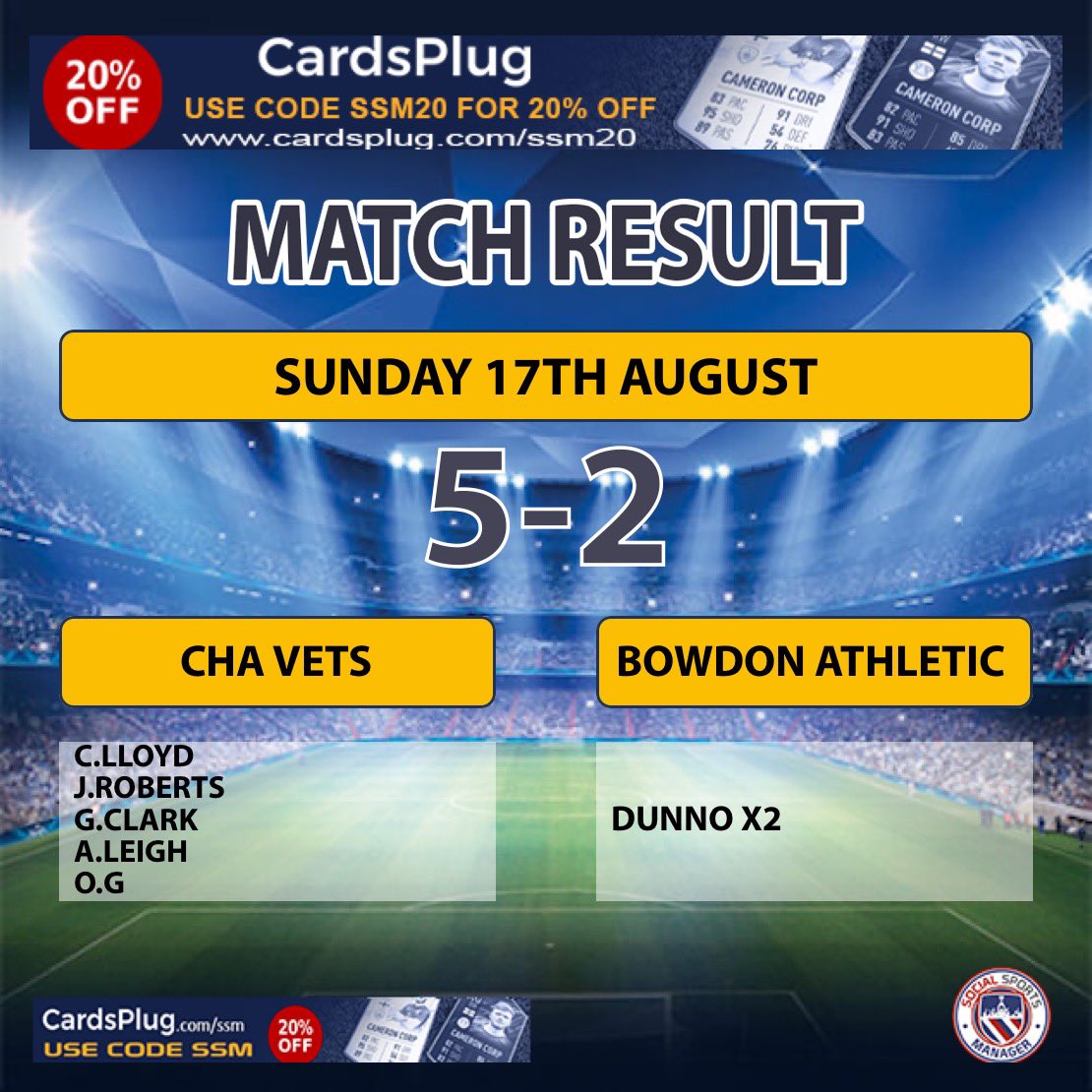 Cheadle Hulme Albion Vets F.C tweet media