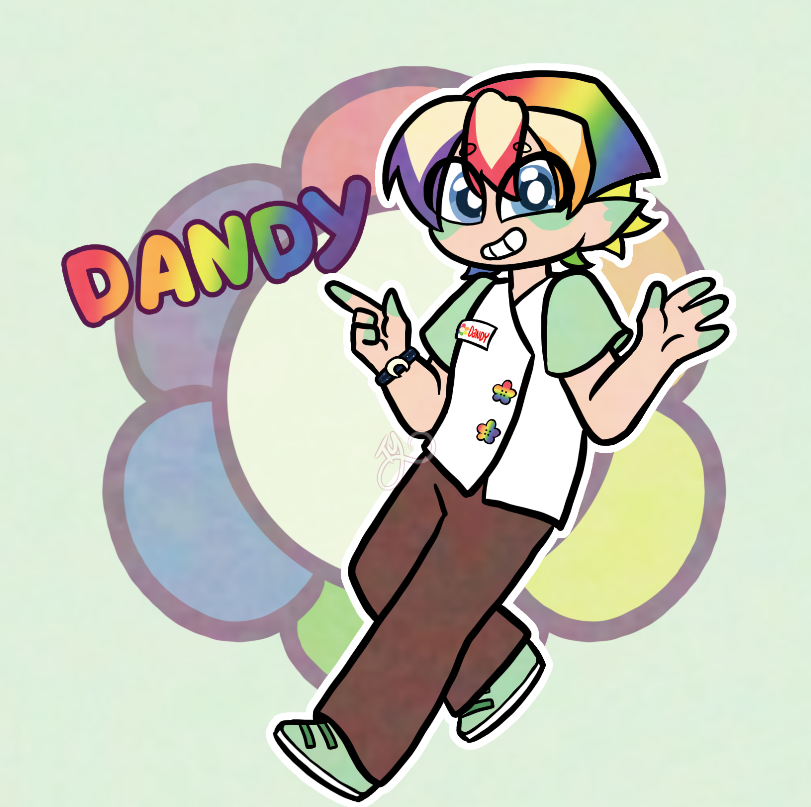 UnknownLime64's tweet photo. #dandysworld #dandysworldfanart Human Dandy! https://t.co/6QvoLDUzkC
