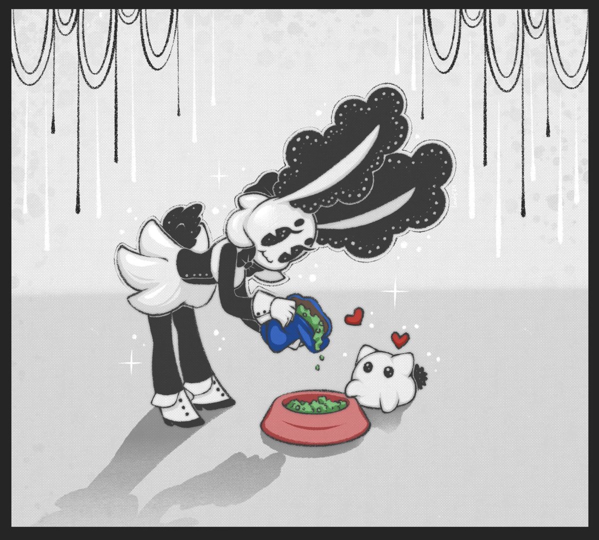 Snack time for Slippy's little fella!