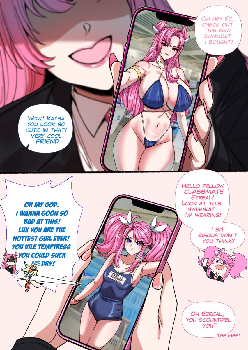 Kai'sa will never win against Lux...I wonder why? 

#LeagueOfLegends #LeagueOfLegendsFanArt #StarGuardian