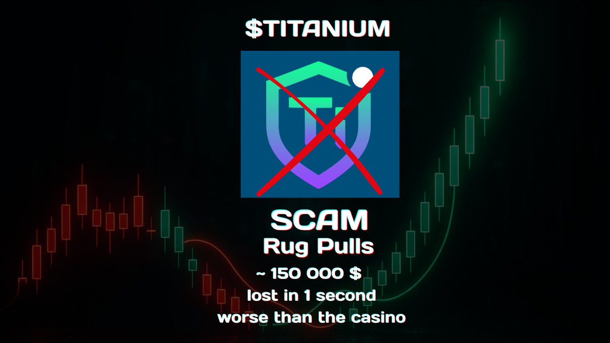 CCryptotactix's tweet photo. ALERT SCAM🤬 many people are currently being trapped by $TITANIUM  HdZaEeJK9Ypm6yd9Xp97qohNGUCY27oLmdEkVMYKmpDg ! To avoid this kind of disappointment, join reliable projects with big potential like $MFOX H8Df6dzK4qqSGVigTJHTqwZrxmBZbr2jgcPSNBD7bonK #crypto #altcoin #bonk #pepe https://t.co/lkoKrB8IOl